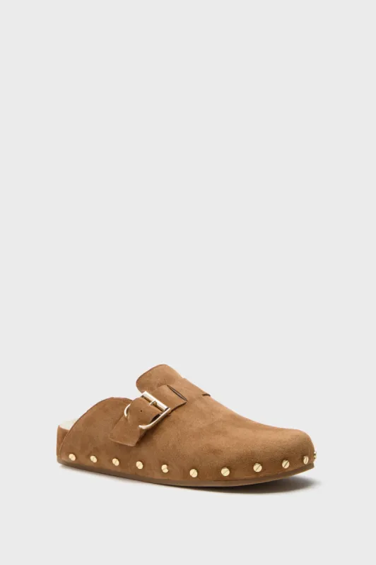 Caramel Fern Slippers sold by Tuckernuck