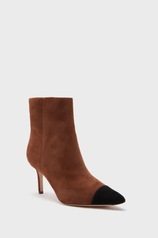 Cedar and Black Lisa Cap Toe Boots sold by Tuckernuck