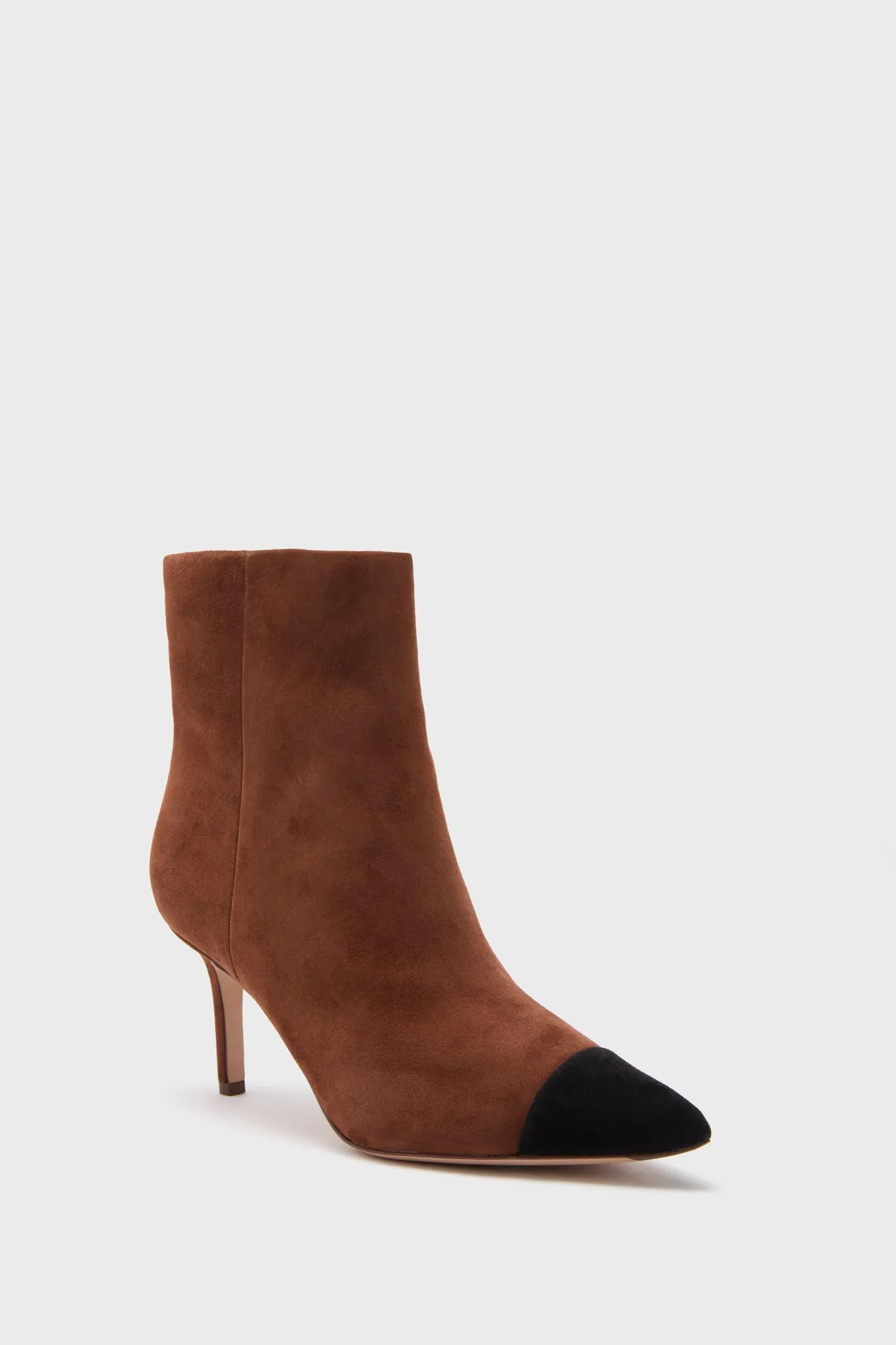 Cedar and Black Lisa Cap Toe Boots sold by Tuckernuck