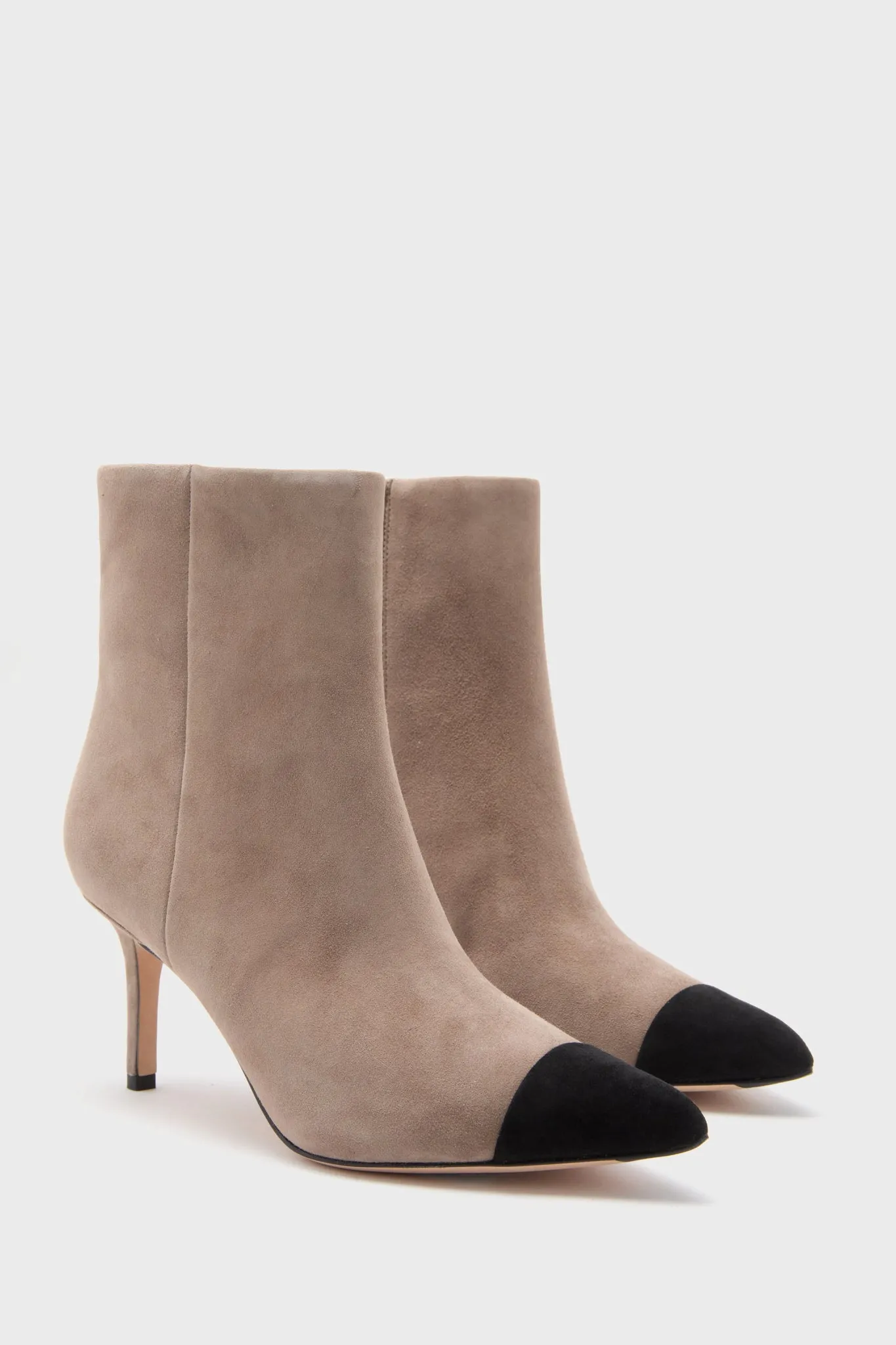 Taupe and Black Lisa Cap Toe Boots sold by Tuckernuck product image thumbnail 4