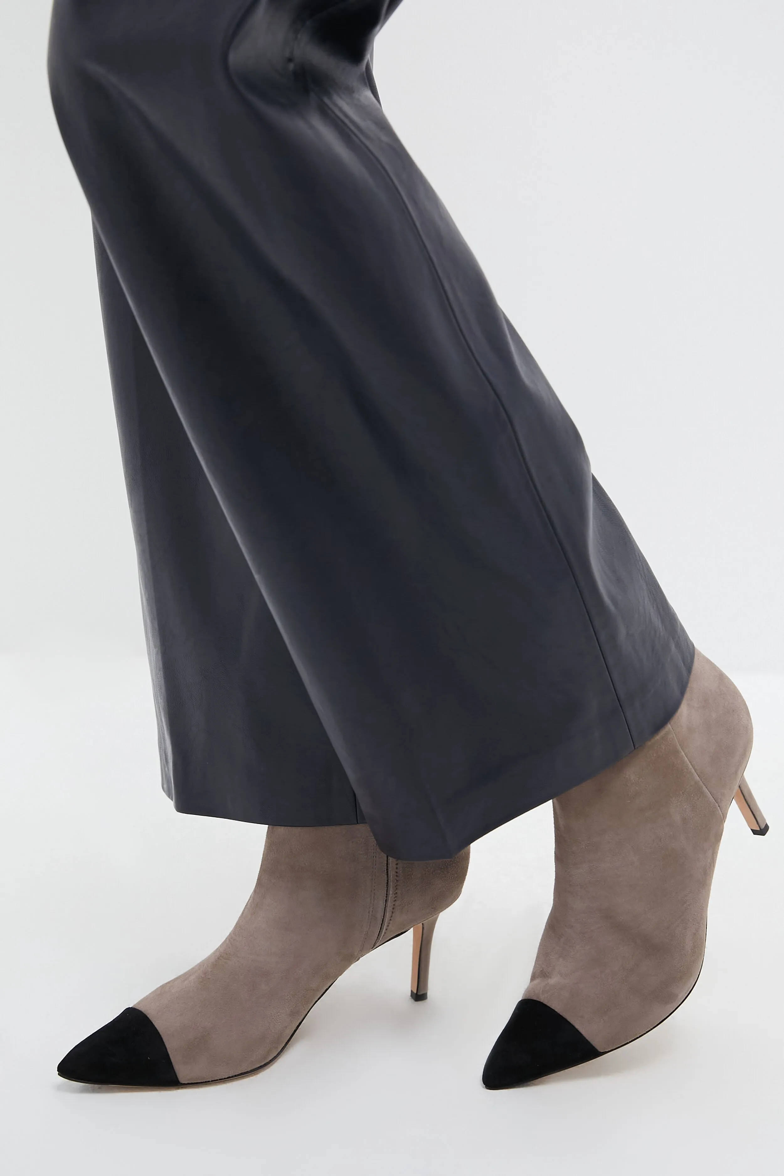 Taupe and Black Lisa Cap Toe Boots sold by Tuckernuck product image thumbnail 3