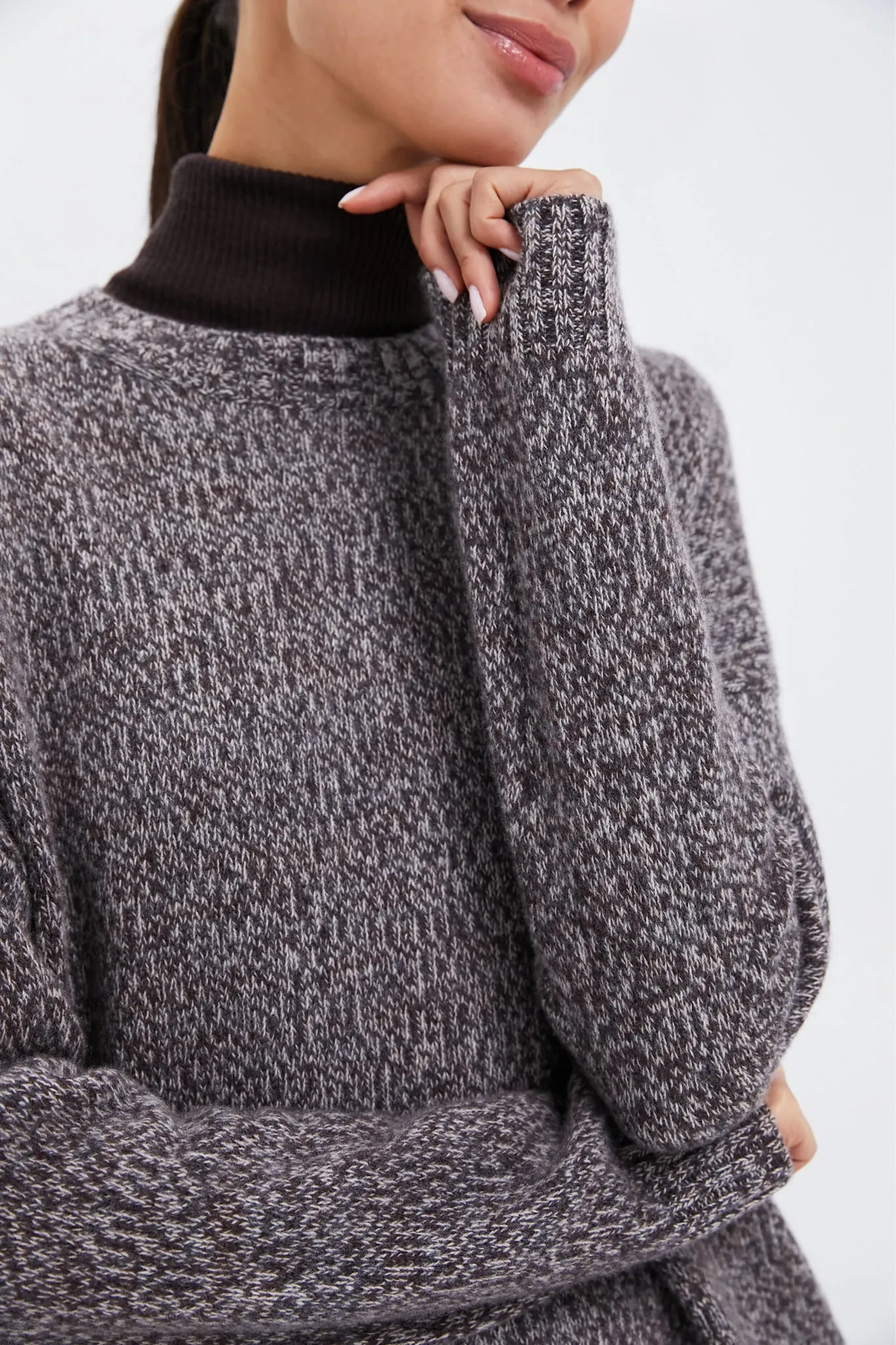 Dark Brown Moxa Sweater sold by Tuckernuck product image thumbnail 5