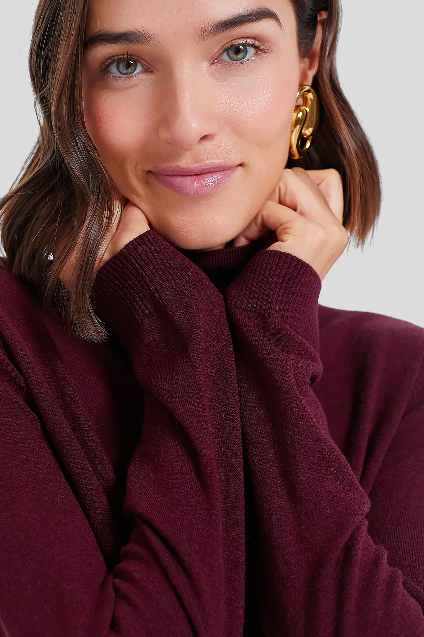 Wine Kiku Turtleneck sold by Tuckernuck product image thumbnail 5