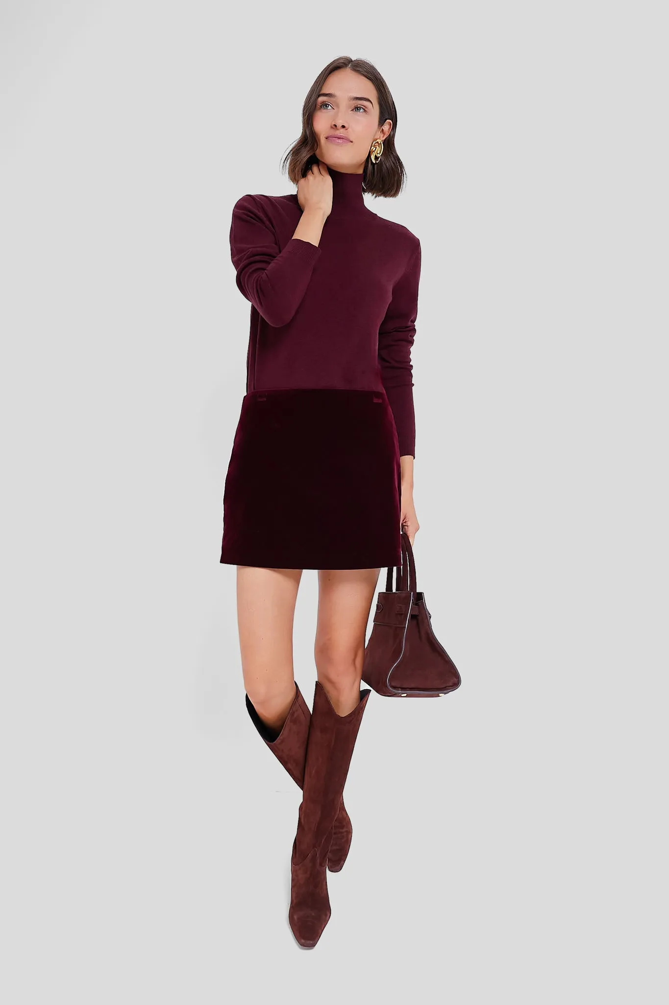 Wine Kiku Turtleneck sold by Tuckernuck product image thumbnail 2