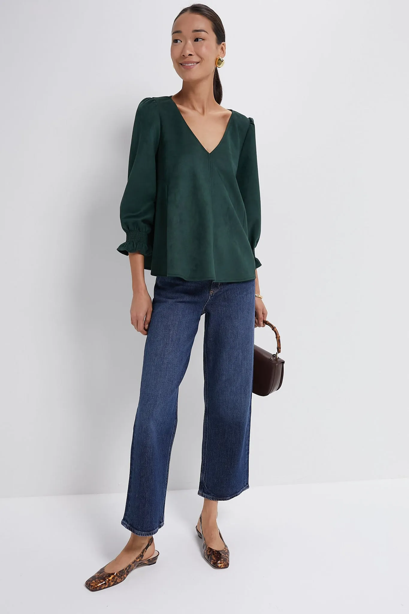 GUCCI Brown Bamboo Small Top Handle Bag sold by Tuckernuck product image thumbnail 3