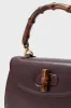 GUCCI Brown Bamboo Small Top Handle Bag sold by Tuckernuck