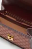 GUCCI Red Small GG Coated Canvas Ophidia Flap Top Handle Bag sold by Tuckernuck