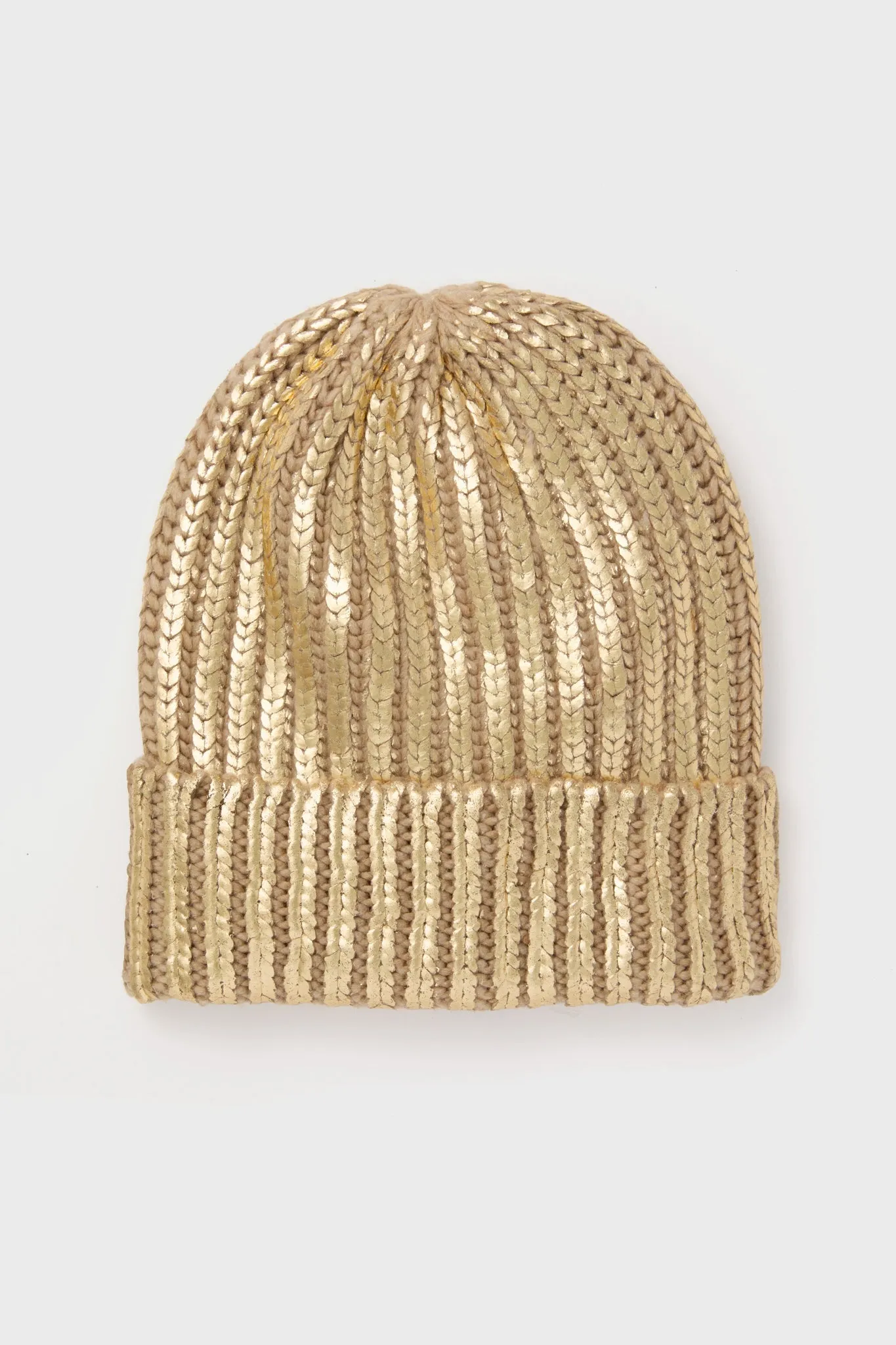 Gold Metallic Winter Hat sold by Tuckernuck