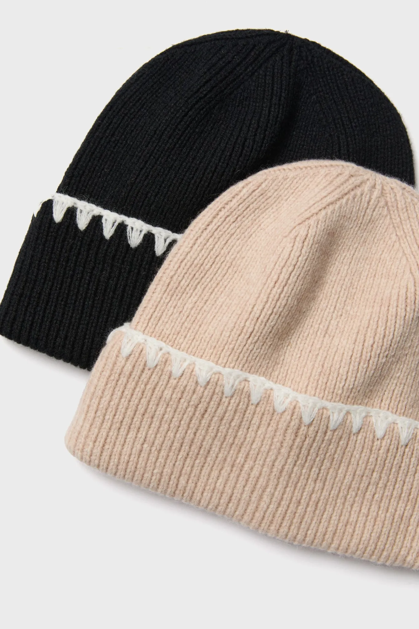 Tan Blanket Stitch Winter Hat sold by Tuckernuck product image thumbnail 3