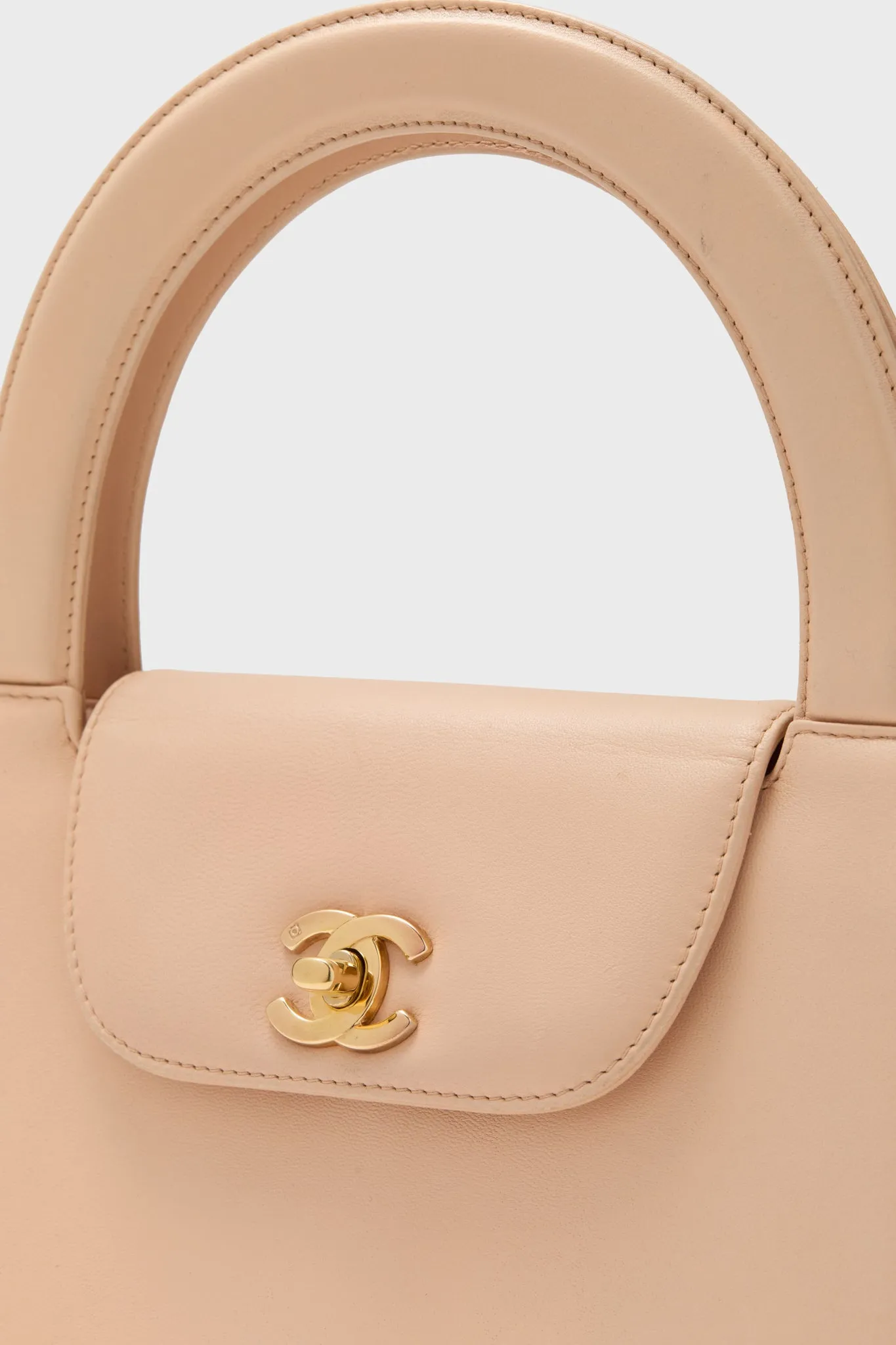 CHANEL Beige Coco Kelly Leather Handbag sold by Tuckernuck product image thumbnail 5