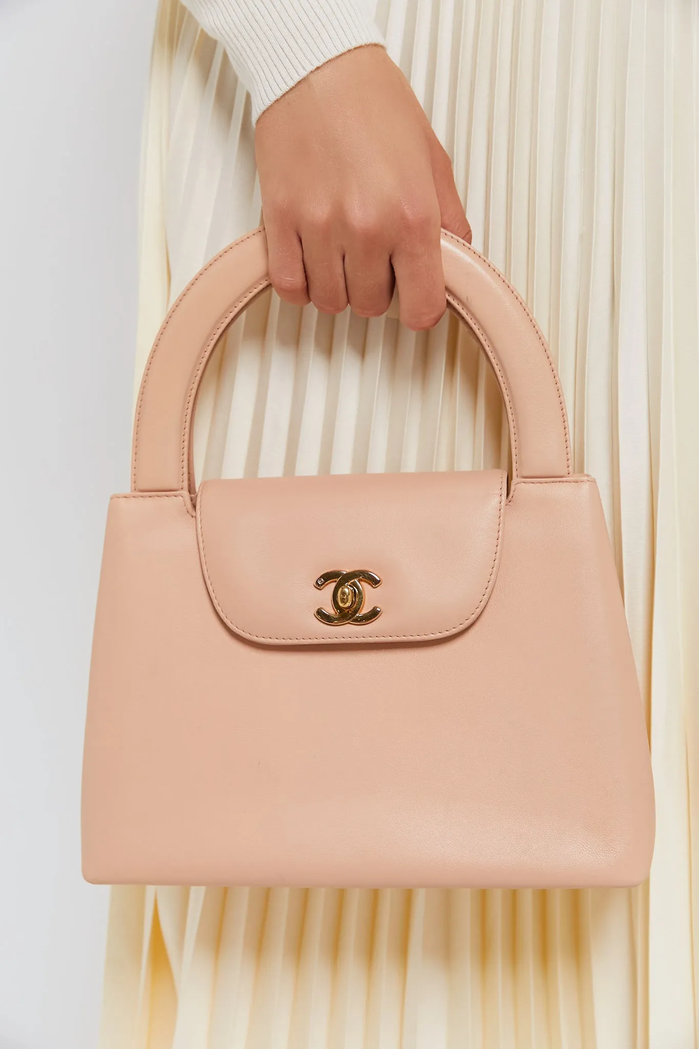 CHANEL Beige Coco Kelly Leather Handbag sold by Tuckernuck product image thumbnail 2
