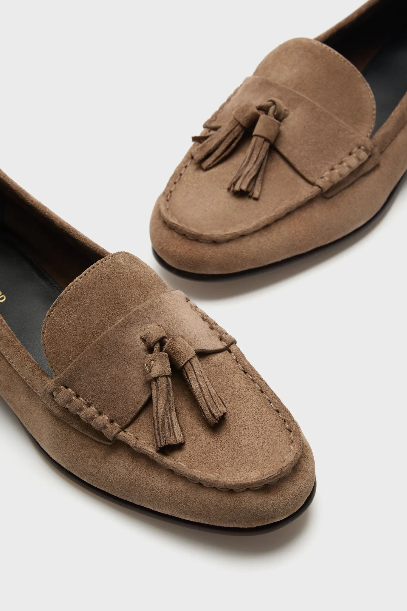 Taupe Penny Tassel Loafers sold by Tuckernuck product image thumbnail 5