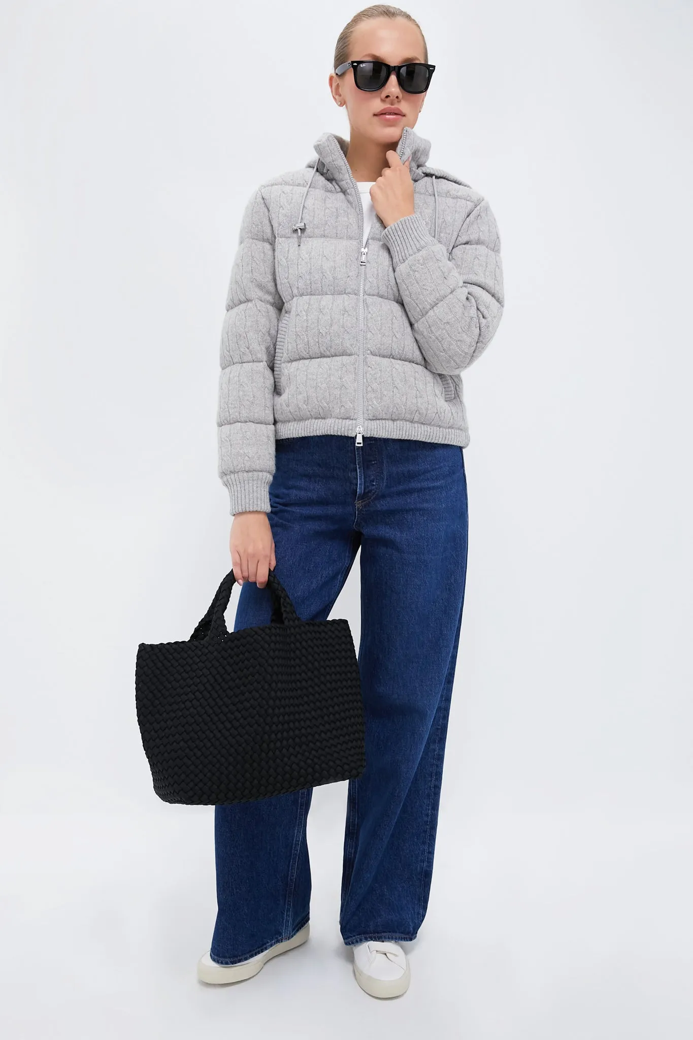 New Heather Grey Wool Cashmere Blend Insulated Coat sold by Tuckernuck product image thumbnail 2