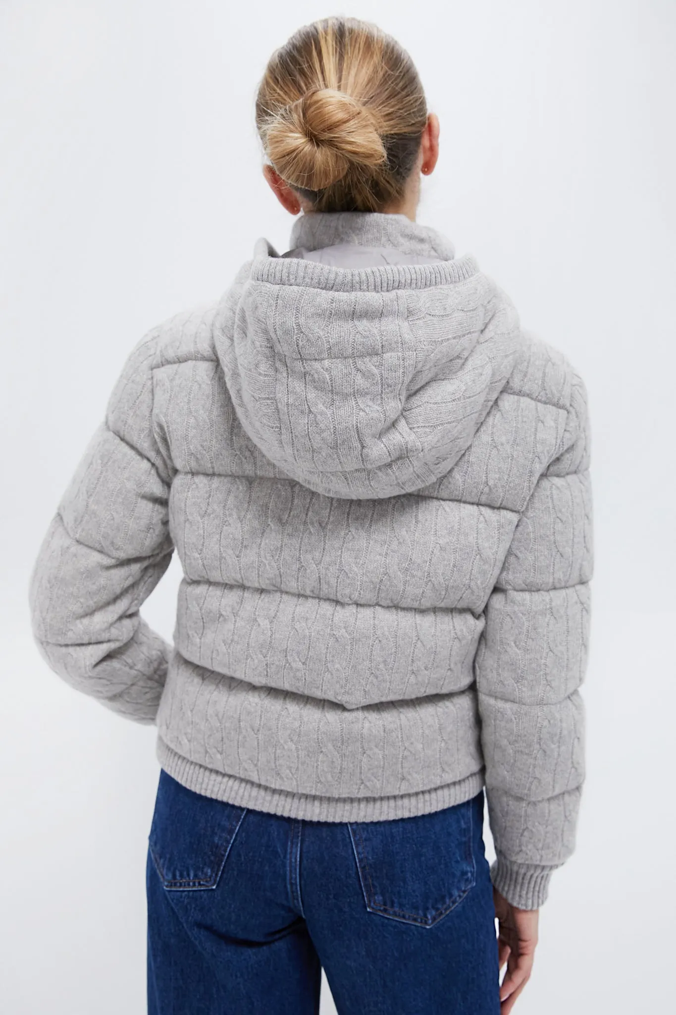 New Heather Grey Wool Cashmere Blend Insulated Coat sold by Tuckernuck product image thumbnail 4