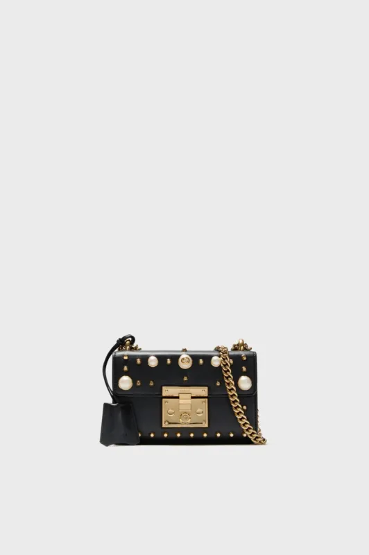 Gucci Black Padlock Chain Shoulder Bag sold by Tuckernuck
