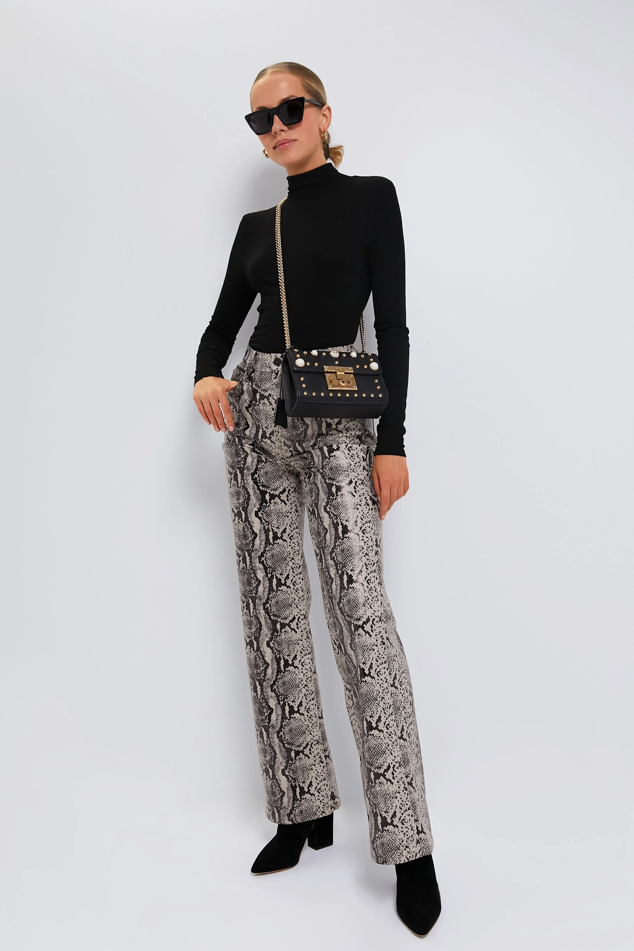 Gucci Black Padlock Chain Shoulder Bag sold by Tuckernuck product image thumbnail 3