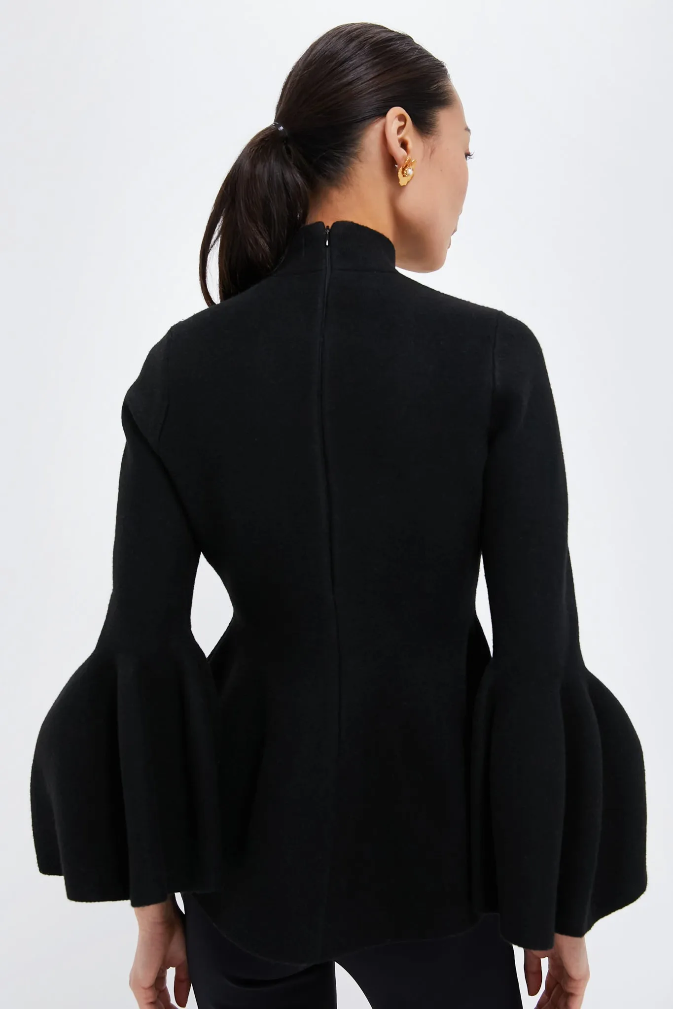 Black Knit Isabella Top sold by Tuckernuck product image thumbnail 4