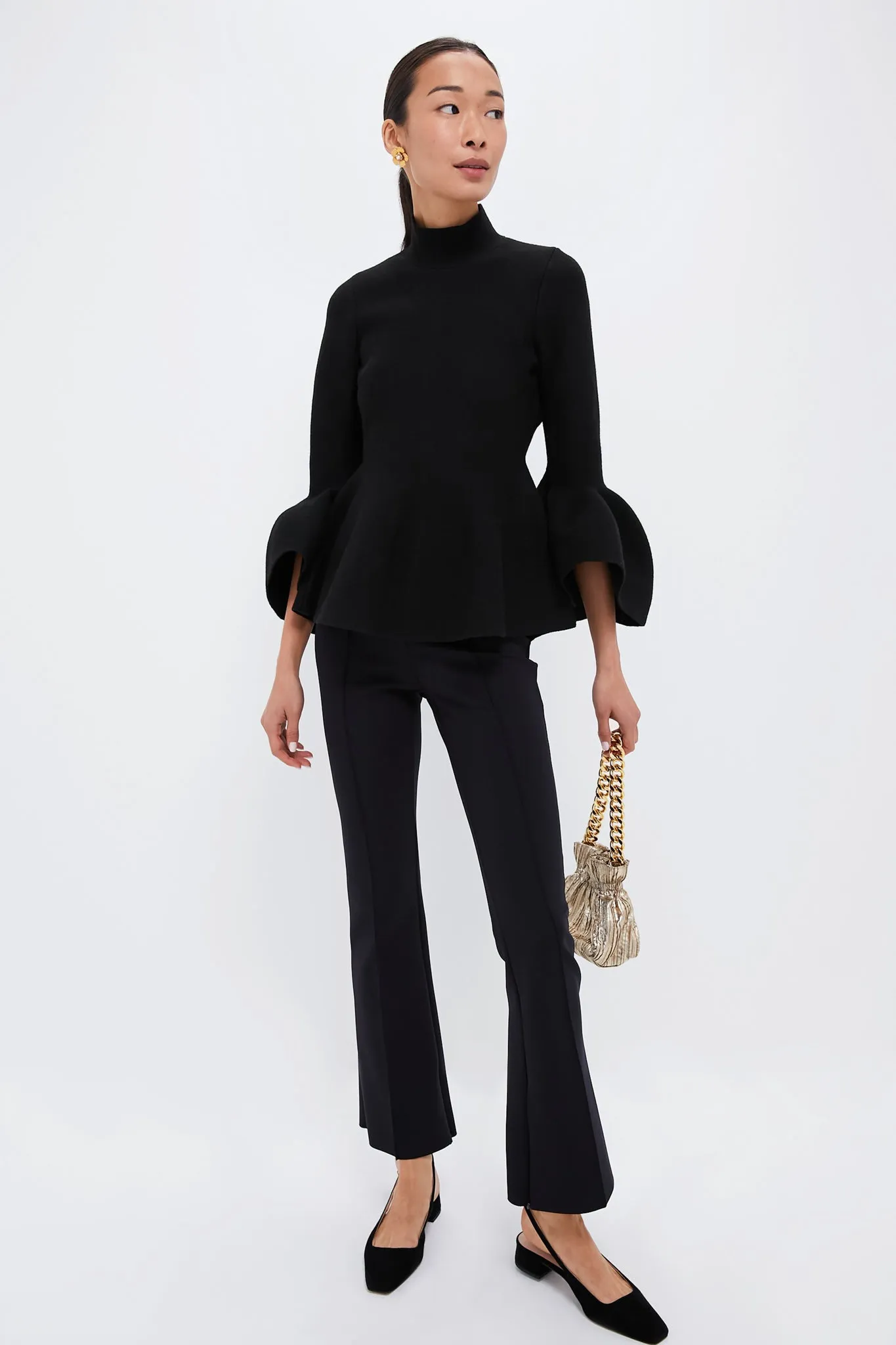 Black Knit Isabella Top sold by Tuckernuck product image thumbnail 2