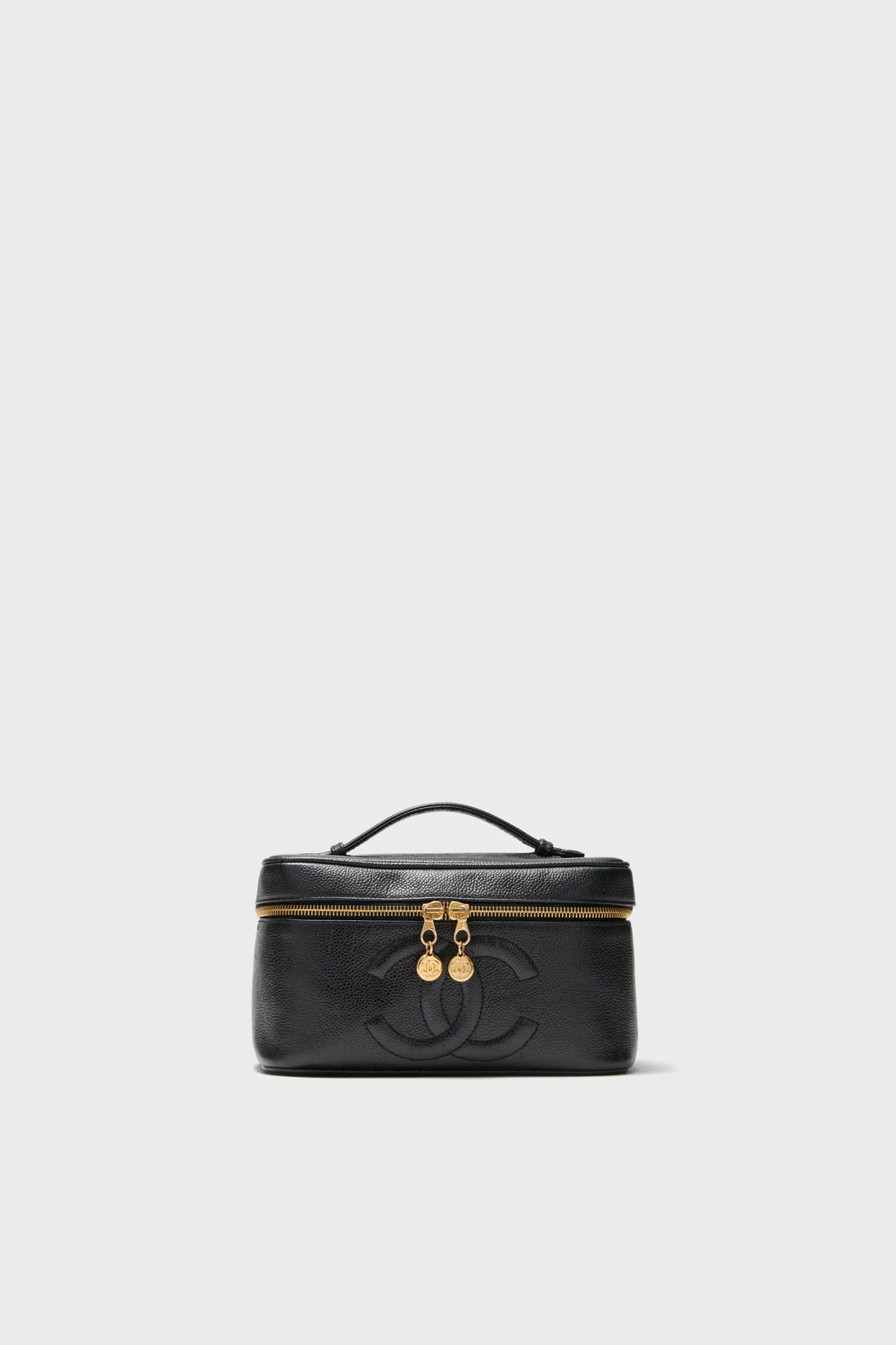 CHANEL Black Caviar Coco Mark Handbag sold by Tuckernuck