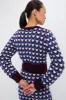 Burgundy and Blue Nuna Top sold by Tuckernuck