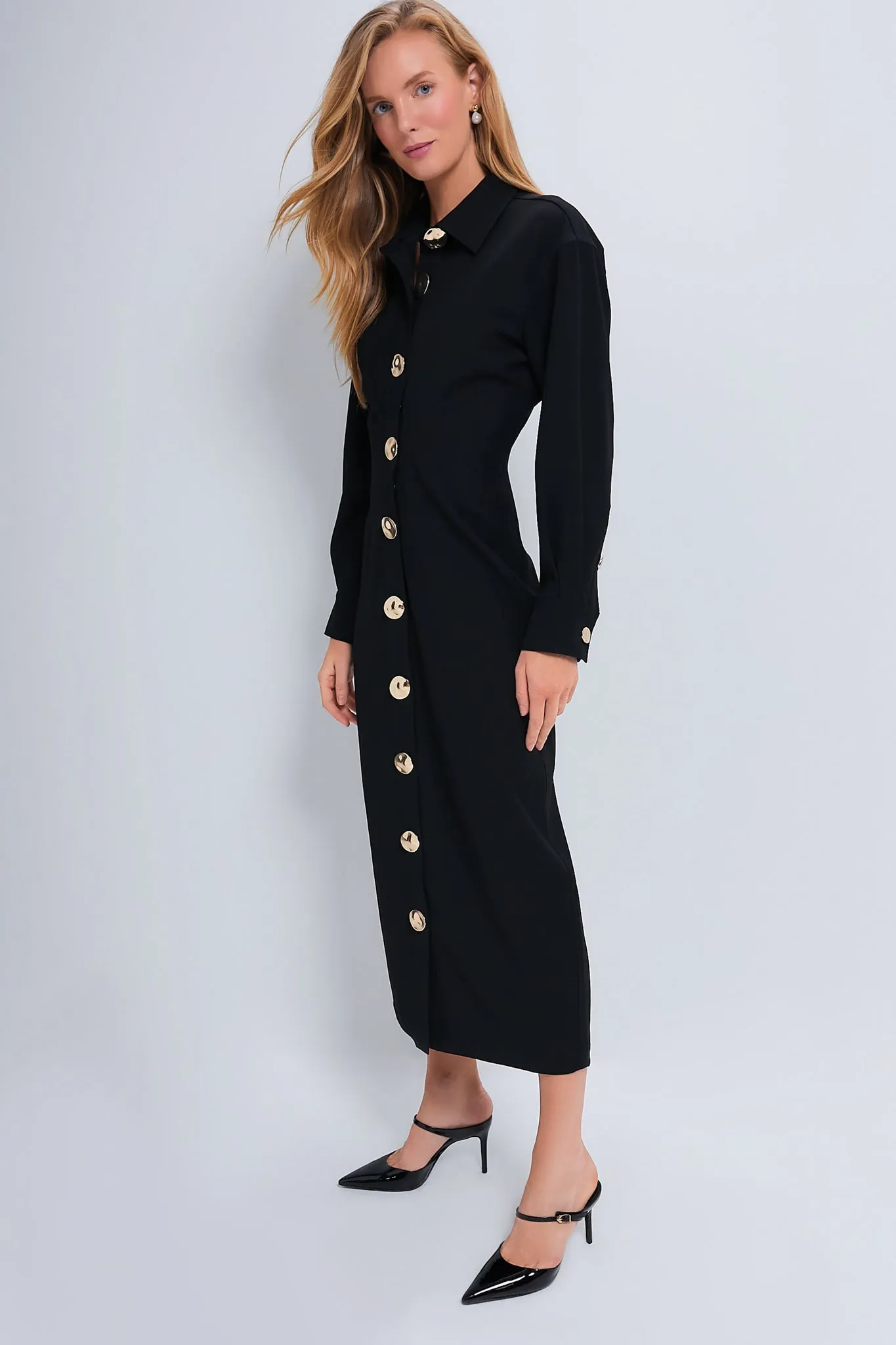 Black Petra Dress sold by Tuckernuck product image thumbnail 3