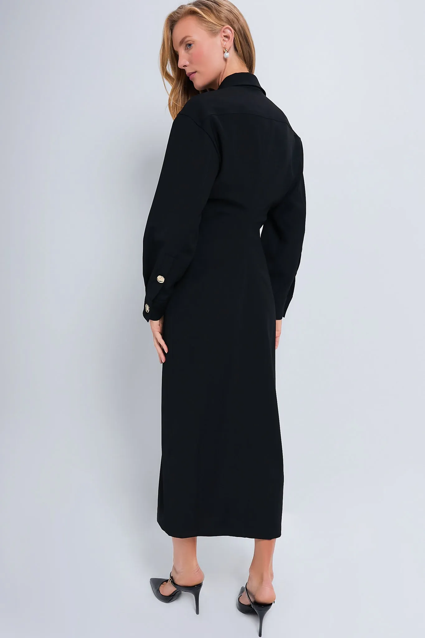 Black Petra Dress sold by Tuckernuck product image thumbnail 4