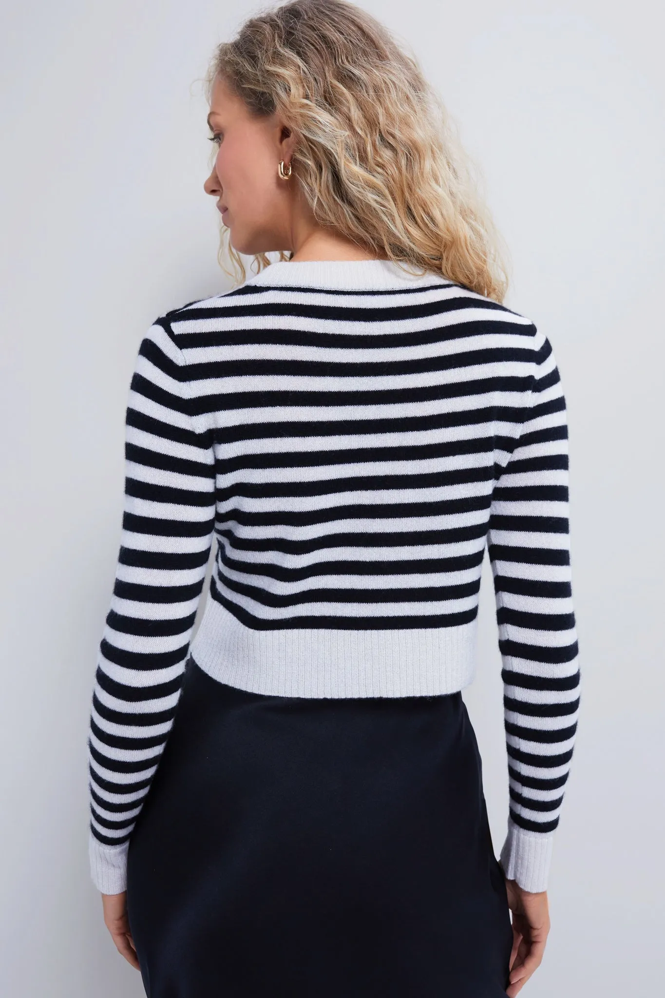 Black Stripe Graca Pullover sold by Tuckernuck product image thumbnail 4