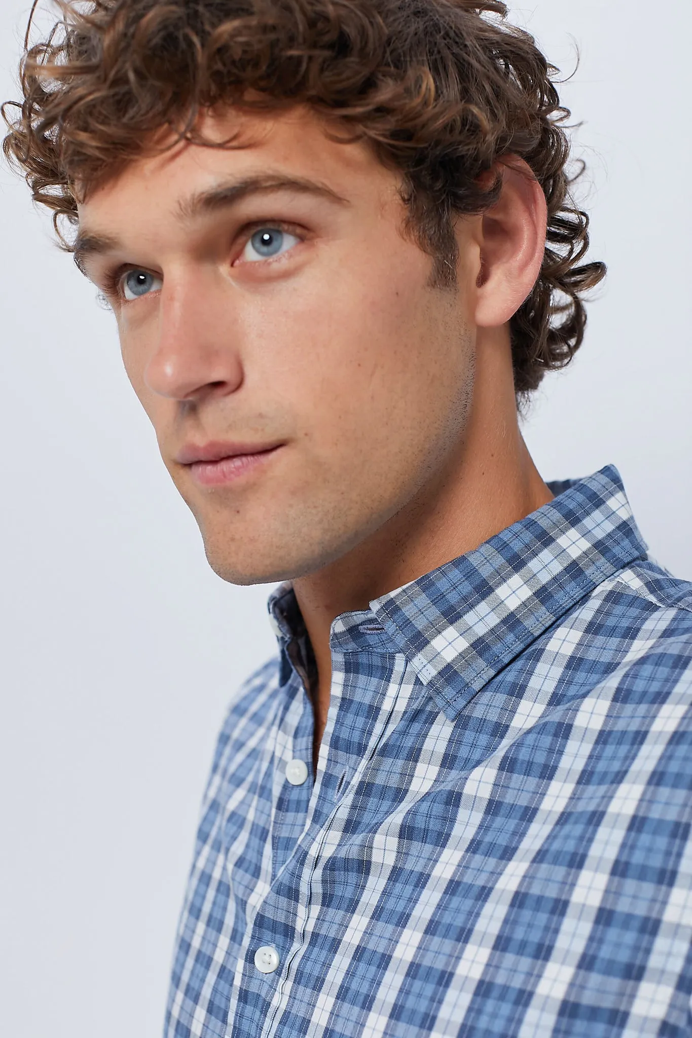 Seaside Blue Plaid Movement Shirt sold by Tuckernuck product image thumbnail 4