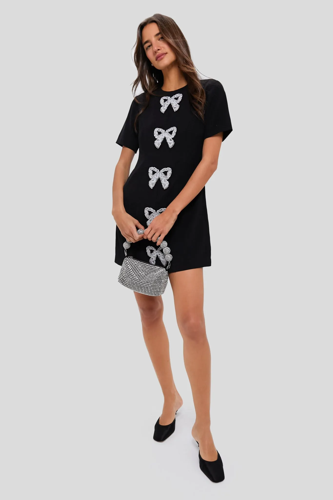 Beaded Bows Bernadette Mini Dress sold by Tuckernuck product image thumbnail 2