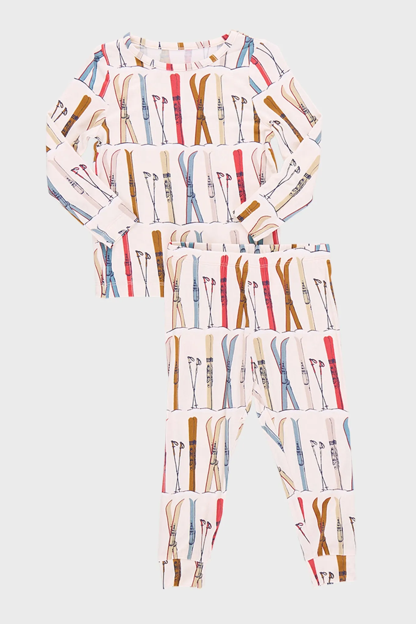 Skis Bamboo PJ Set sold by Tuckernuck