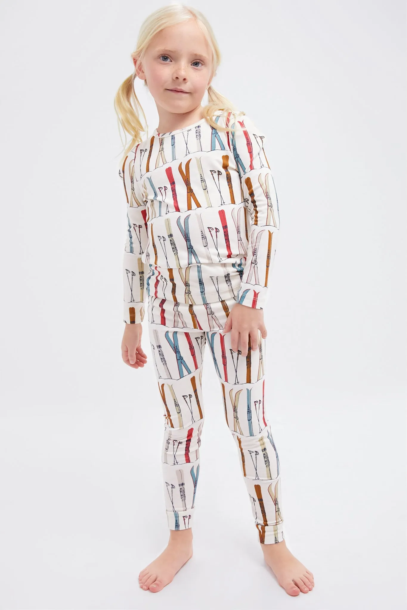 Skis Bamboo PJ Set sold by Tuckernuck product image thumbnail 2