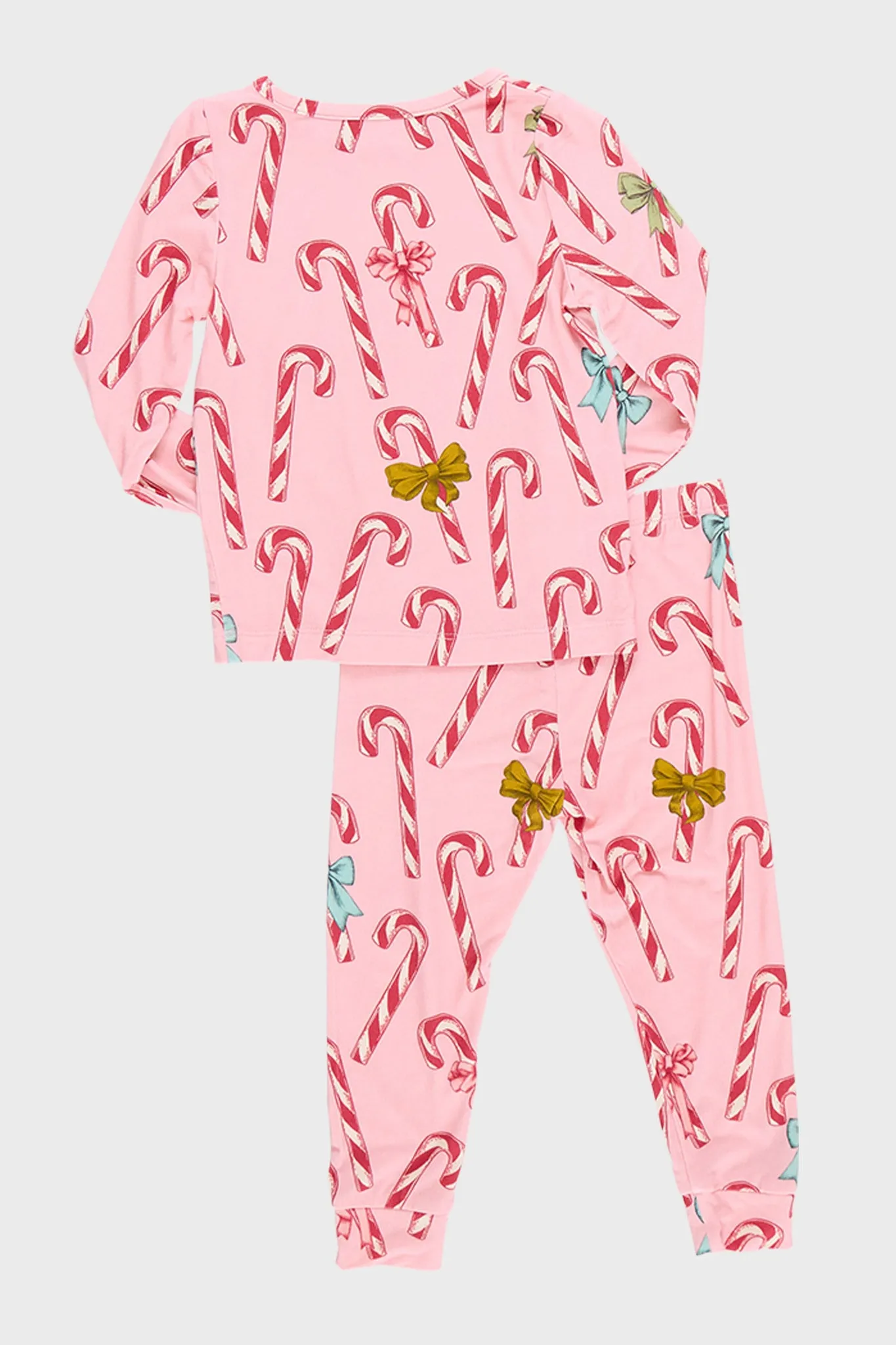 Pink Candy Cane Lane Bamboo PJ Set sold by Tuckernuck product image thumbnail 2