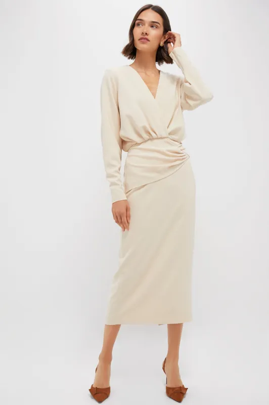Cream Fraser Midi Dress sold by Tuckernuck