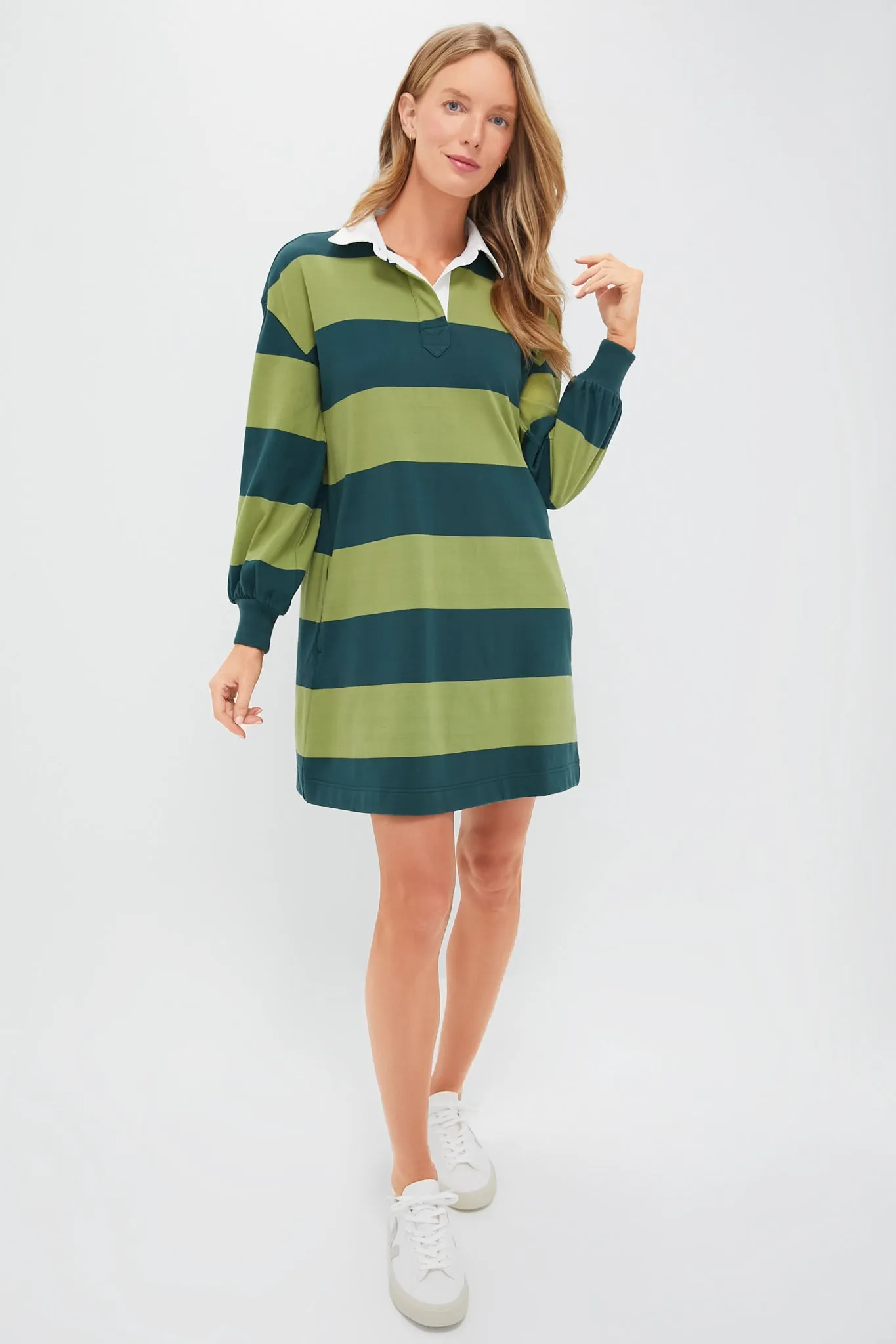 Woodbine and Junebug Stripe Baker Rugby Dress sold by Tuckernuck product image thumbnail 5