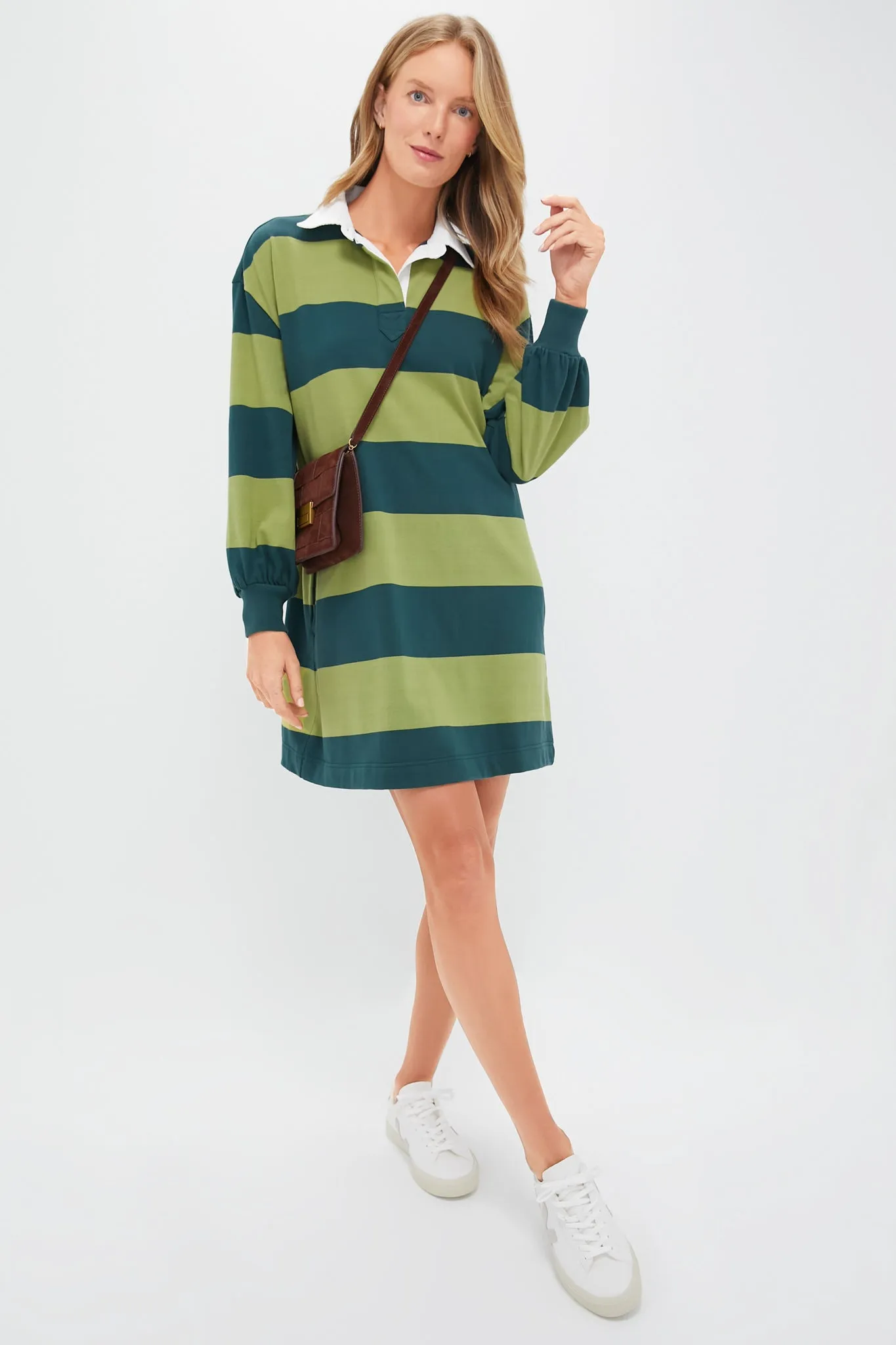Woodbine and Junebug Stripe Baker Rugby Dress sold by Tuckernuck product image thumbnail 2