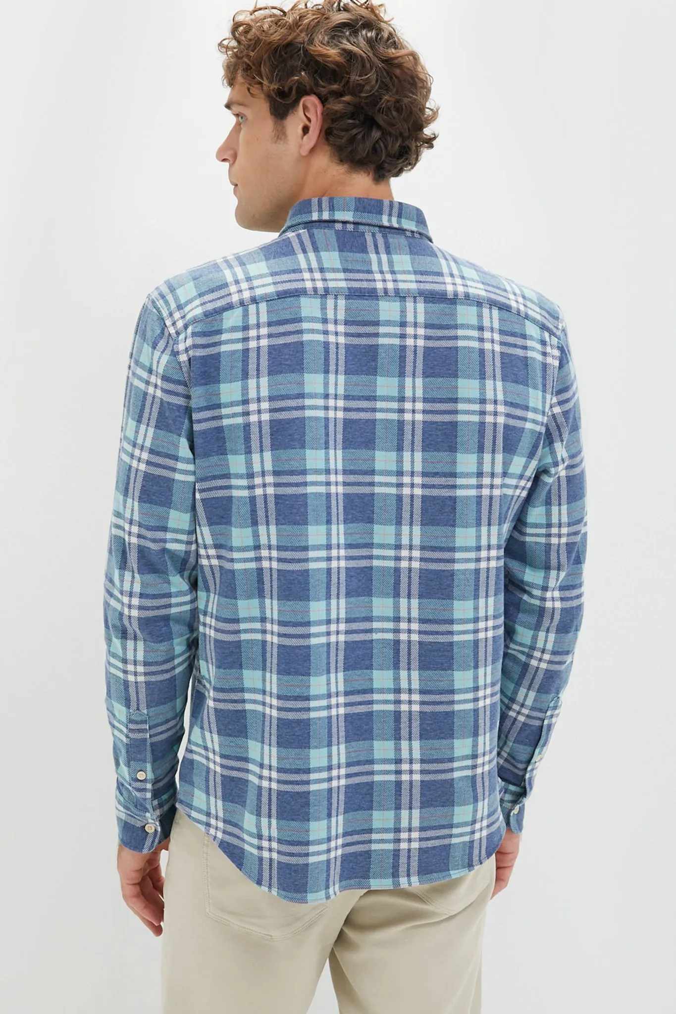 Holbrook Island Plaid Coastline Knit Shirt sold by Tuckernuck product image thumbnail 4