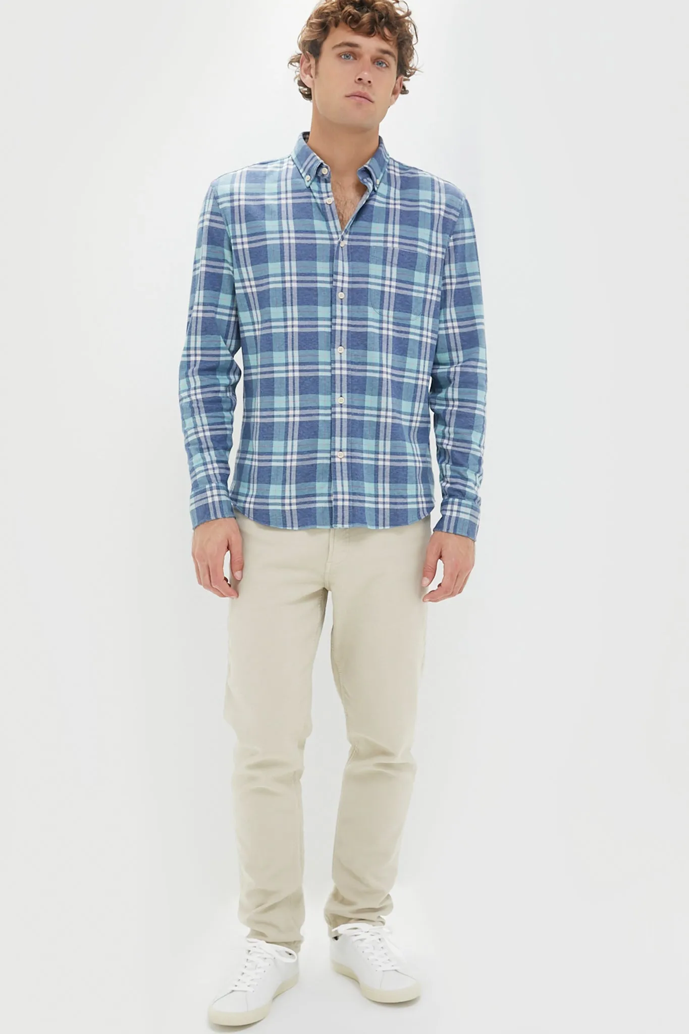 Holbrook Island Plaid Coastline Knit Shirt sold by Tuckernuck product image thumbnail 2