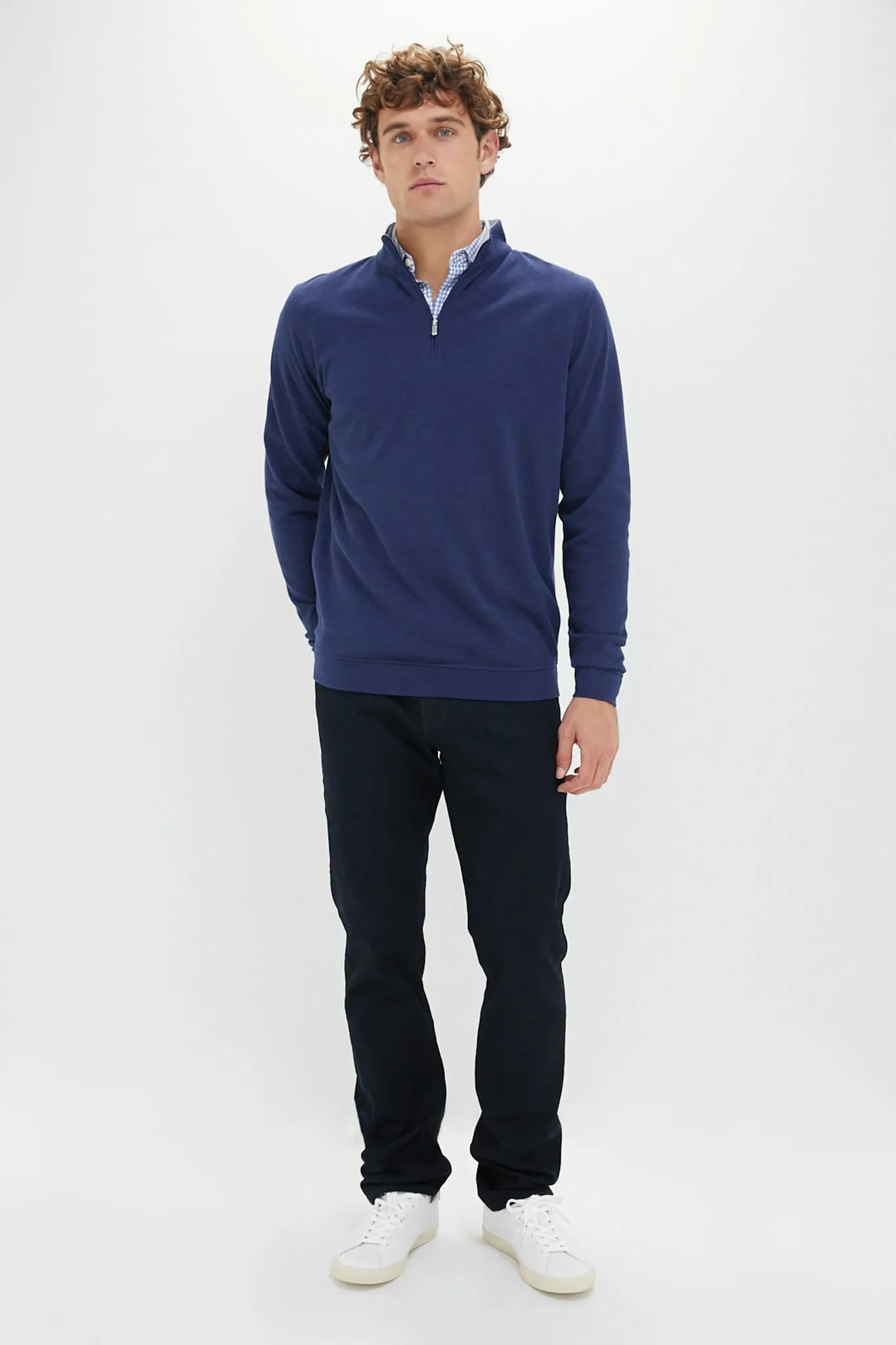 Navy Crown Comfort Pullover sold by Tuckernuck product image thumbnail 2