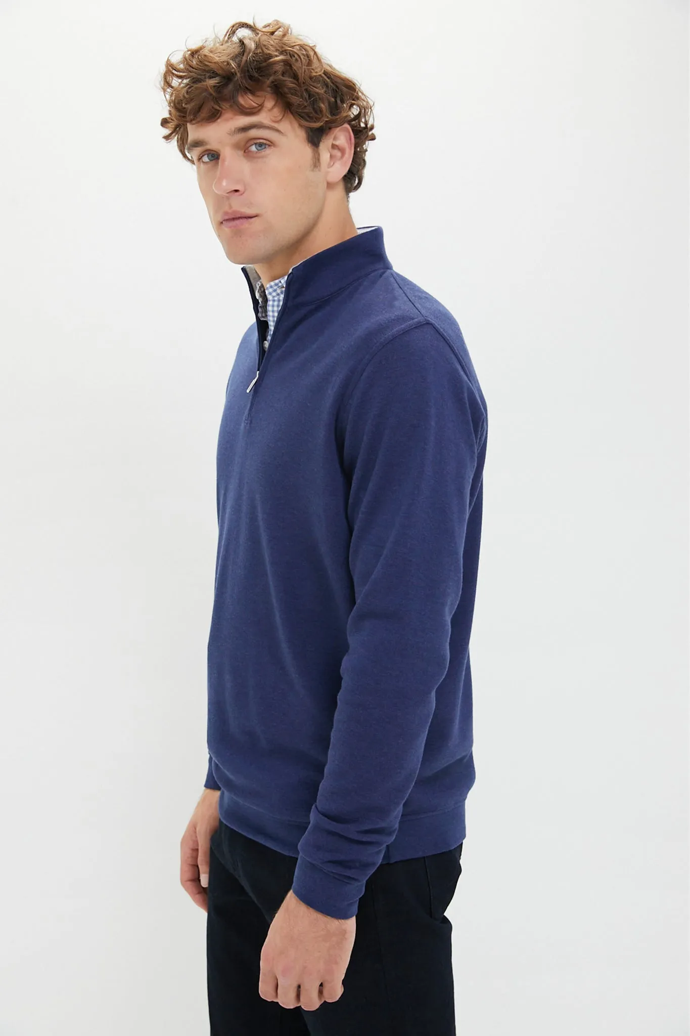 Navy Crown Comfort Pullover sold by Tuckernuck product image thumbnail 3