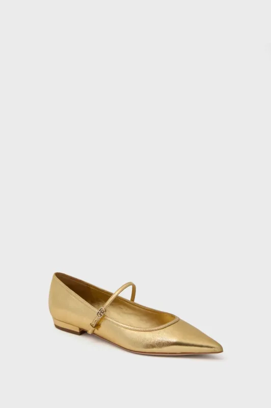 Gold Double T Buckle Mary Jane sold by Tuckernuck