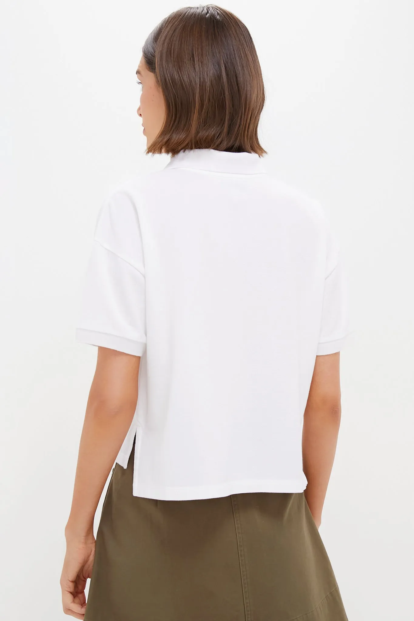 White Pique Holmes Boyfriend Polo sold by Tuckernuck product image thumbnail 4