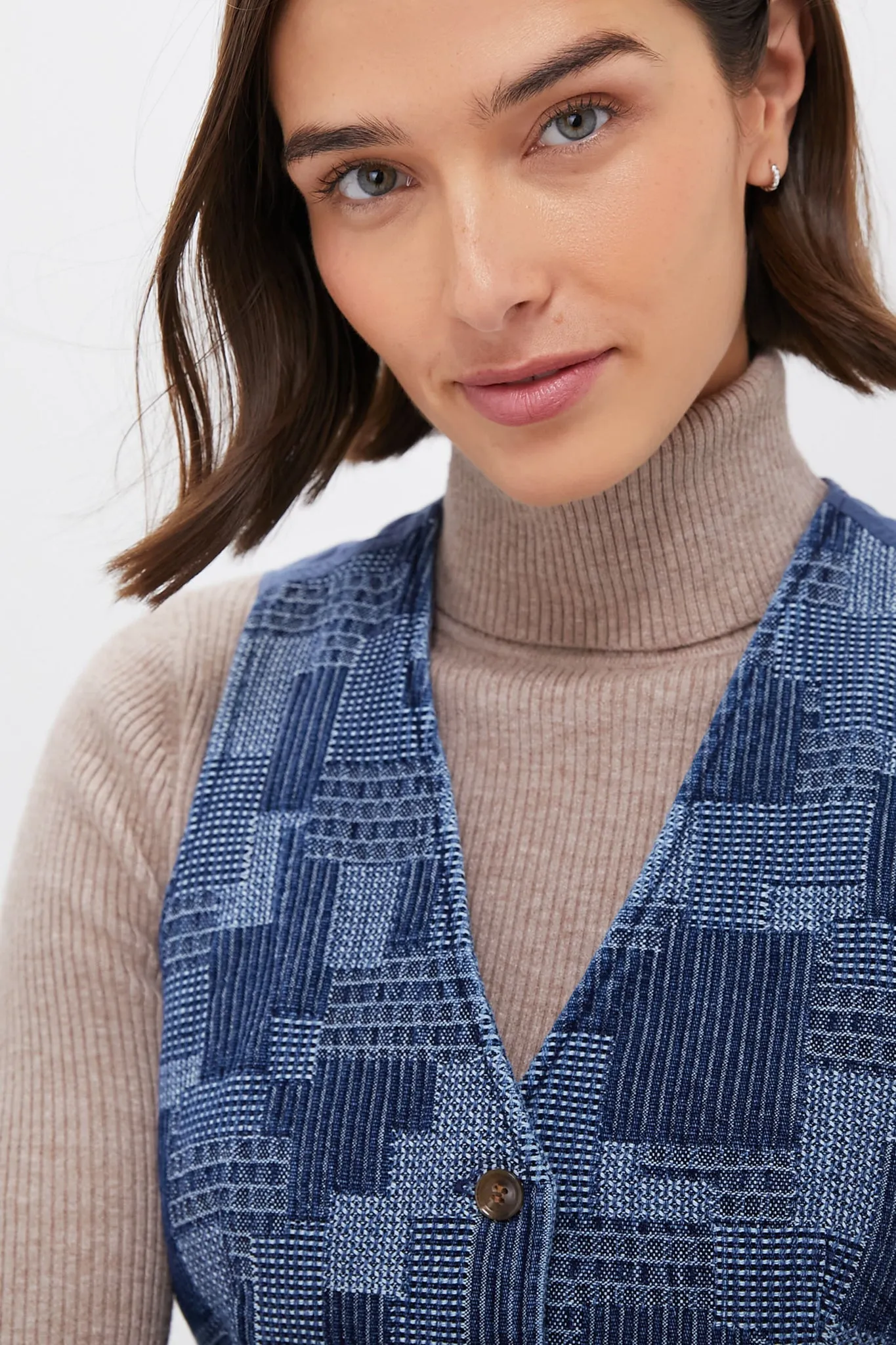 Denim Patchwork Cecil Vest sold by Tuckernuck product image thumbnail 5