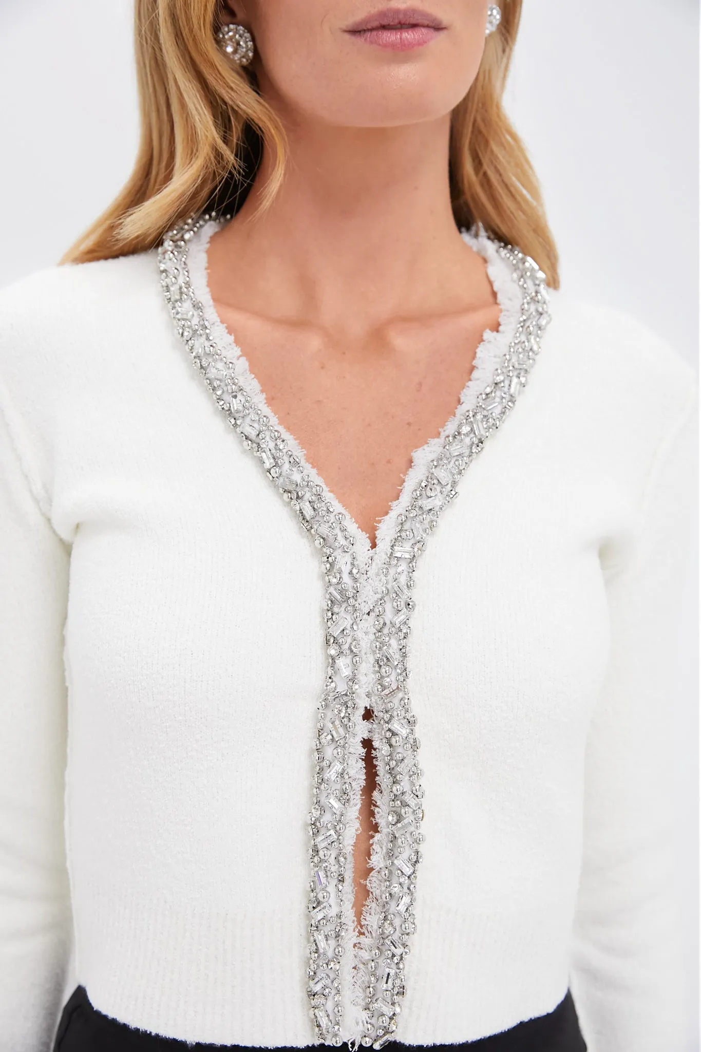 Ivory Lieghton Boucle Cardigan sold by Tuckernuck product image thumbnail 5