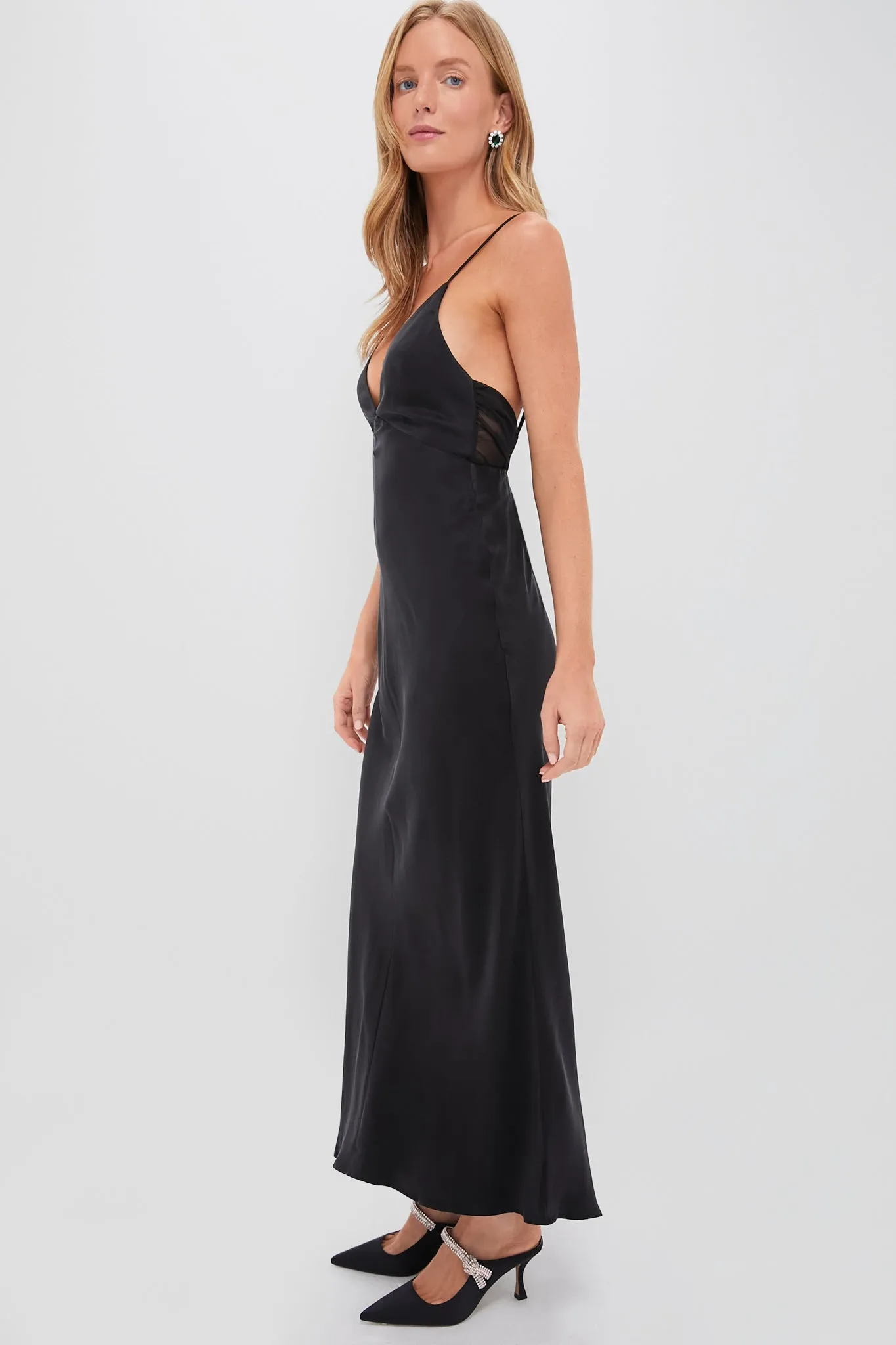 Black Ollie Maxi Dress sold by Tuckernuck product image thumbnail 3