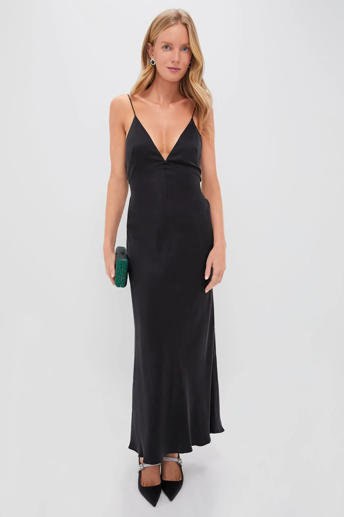 Black Ollie Maxi Dress sold by Tuckernuck