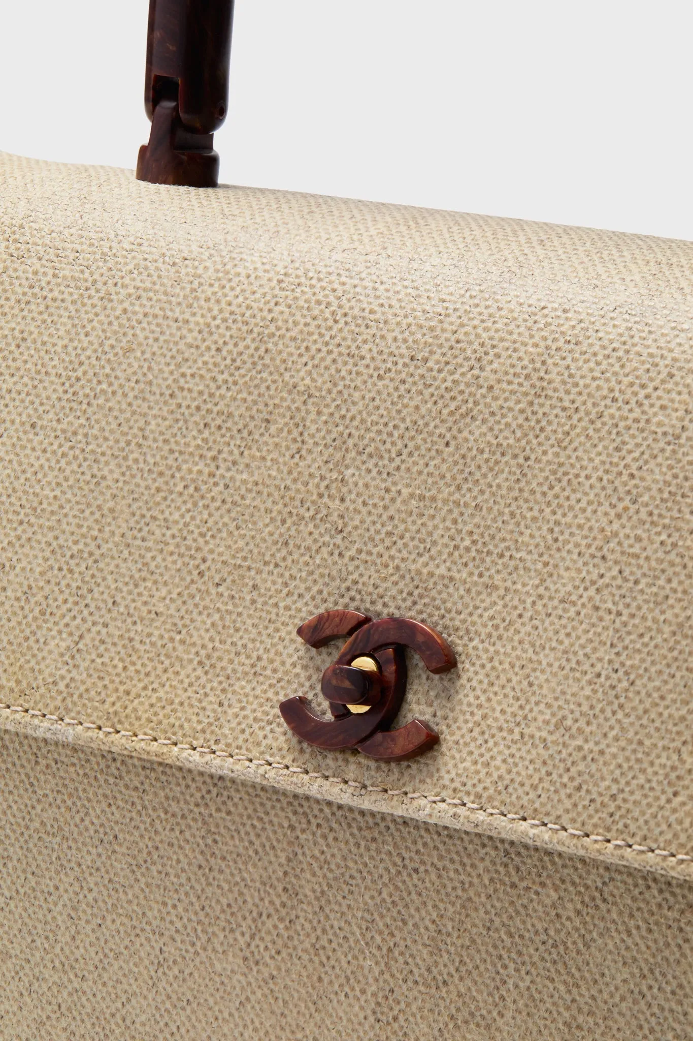 CHANEL Canvas Top Handle Bag sold by Tuckernuck product image thumbnail 5