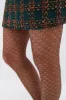 Umber Fine Net Tights sold by Tuckernuck