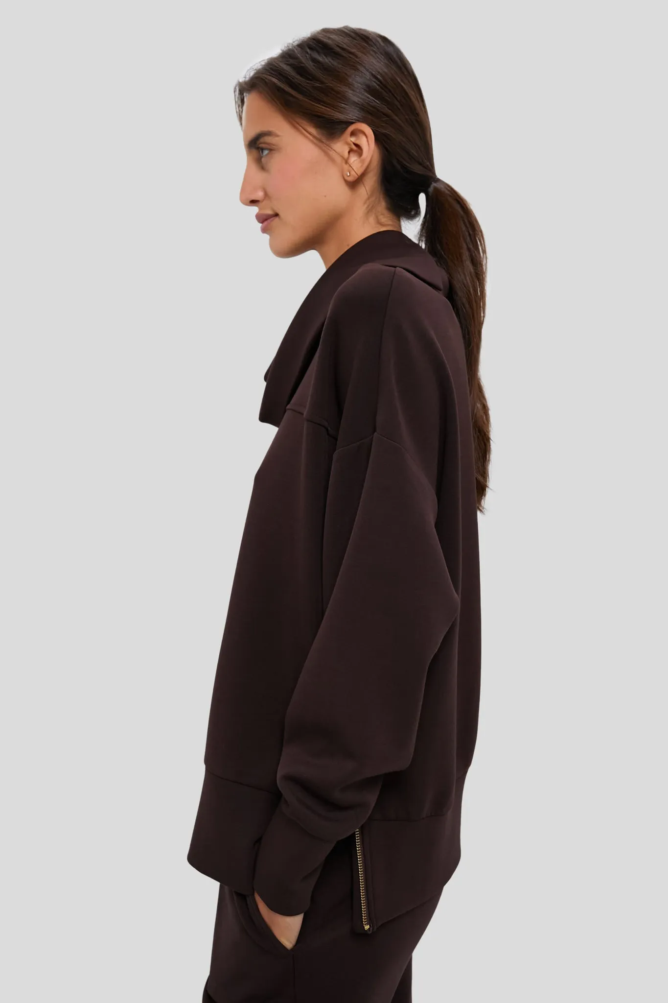 Coffee Bean Priya Longline Sweat sold by Tuckernuck product image thumbnail 3