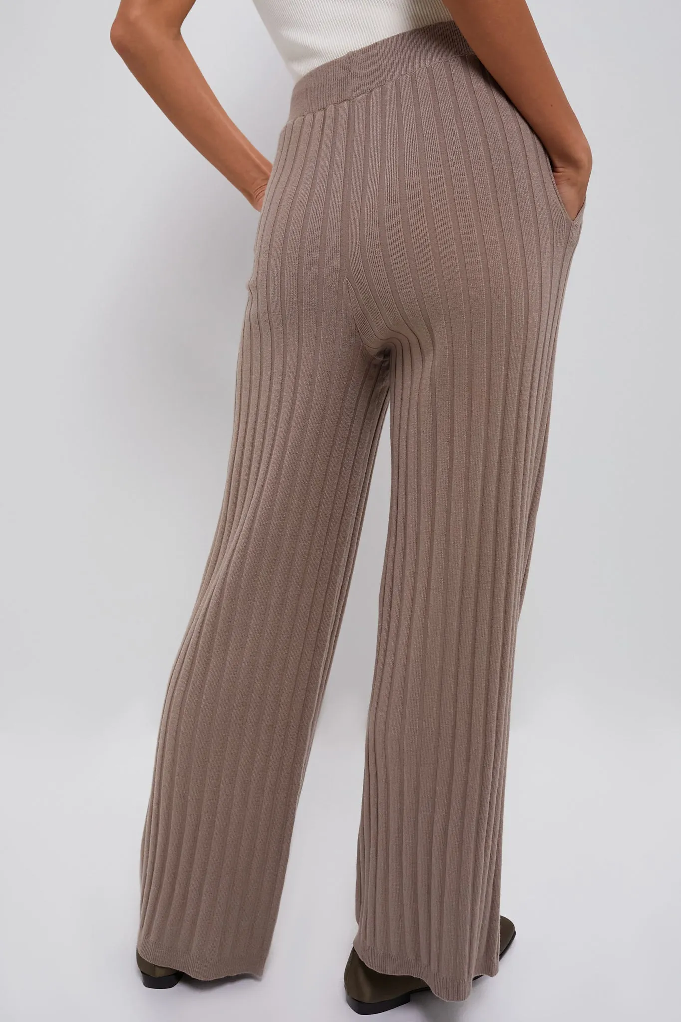 Fungi Simeon Wide Rib Knit Trouser sold by Tuckernuck product image thumbnail 4