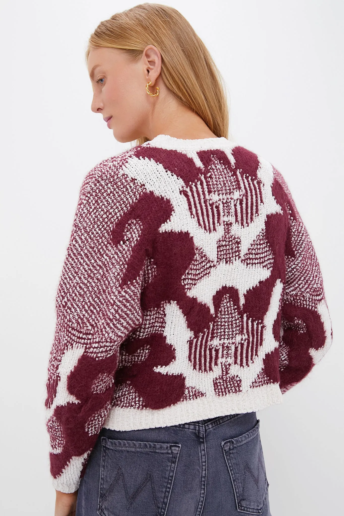 Bordeaux Rora Jumper sold by Tuckernuck product image thumbnail 4